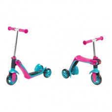 Скутер Smoby трансформер 2 в 1 з металевою рамою (750603) Скутер Smoby трансформер 2 в 1 з металевою рамою (750603)