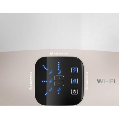 Водонагрівач електричний Ariston VLS Wi-Fi 100 EU O 100 л, 1.5 кВт, плаский, універсальний монтаж, електронне керування, Wi-Fi, B