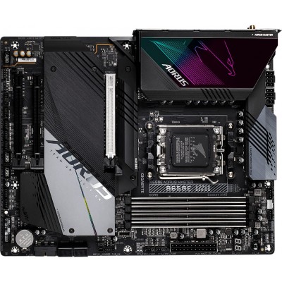 Материнська плата GIGABYTE B650E AORUS MASTER B650 sAM5 4xDDR5 M.2 Wi-Fi BT ATX