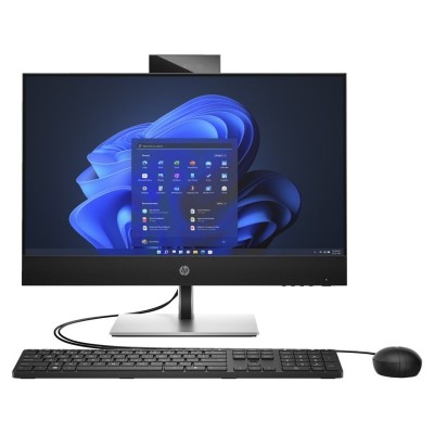 Комп'ютер персональний моноблок HP ProOne 440-G9 23.8" FHD IPS AG, Intel i5-14500T, 16GB, F512GB, UMA, WiFi, кл+м, Win11P, чорний