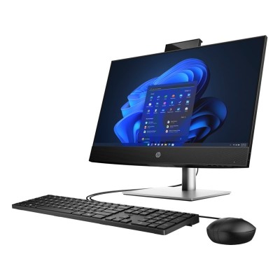 Комп'ютер персональний моноблок HP ProOne 440-G9 23.8" FHD IPS AG, Intel i5-14500T, 16GB, F512GB, UMA, WiFi, кл+м, Win11P, чорний