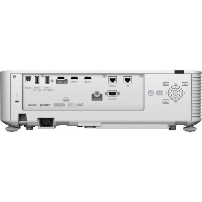 Проєктор Epson EB-L690U WUXGA, 6500 lm, LASER, 1.35-2.2, WiFi, білий