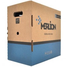 Кабель мережевий Merlion UTP 305м, cat 5e, CU, 4*2*0,50мм, ПВХ, indoor (КПВ-ВП (100) 4*2*0,50 / 17383) Кабель мережевий Merlion UTP 305м, cat 5e, CU, 4*2*0,50мм, ПВХ, indoor (КПВ-ВП (100) 4*2*0,50 / 17383)