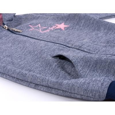 Спортивний костюм Breeze з рожевими лампасами (9553-152G-blue)