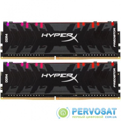 Модуль памяти для компьютера DDR4 16GB (2x8GB) 3600 MHz HyperX Predator RGB HyperX (Kingston Fury) (HX436C17PB4AK2/16)