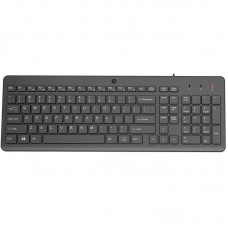Клавіатура мембранна HP 150, 104key, USB-A, EN/RU, чорний Клавіатура мембранна HP 150, 104key, USB-A, EN/RU, чорний