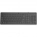 Клавіатура мембранна HP 150, 104key, USB-A, EN/RU, чорний