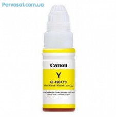 Контейнер з чорнилом Canon GI-490 Yellow 70ml (0666C001) Контейнер з чорнилом Canon GI-490 Yellow 70ml (0666C001)