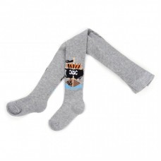 Колготки BNM з піратським кораблем (M0C0301-1020-110B-gray) Колготки BNM з піратським кораблем (M0C0301-1020-110B-gray)