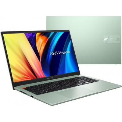 Ноутбук ASUS Vivobook S 15 K3502ZA-BQ407 15.6&quot; FHD IPS, Intel i5-12500H, 16GB, F512GB, UMA, NoOS, Зелений