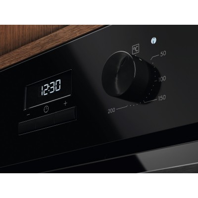 Духова шафа Electrolux електрична, 65л, A, дисплей, конвекція, чорний