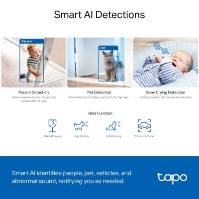 IP-Камера TP-LINK Tapo C230 3MP N300 microSD motion detection 360° mic