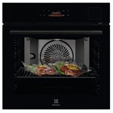 Духова шафа Electrolux електрична, 70л, А++, пара, дисплей, конвекція, ф-ція пароварки, телескопічні напрямні, чорний