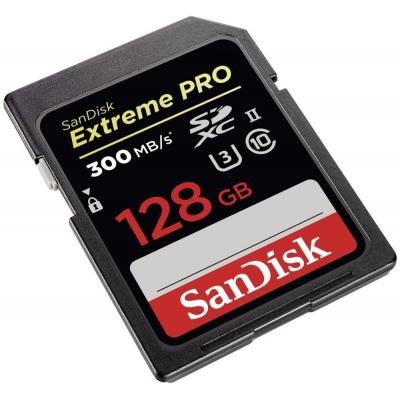 Карта памяти SANDISK 128GB SDXC class 10 UHS-II 4K Extreme Pro (SDSDXPK-128G-GN4IN)