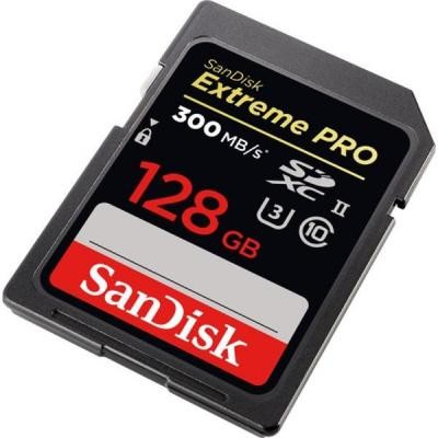 Карта памяти SANDISK 128GB SDXC class 10 UHS-II 4K Extreme Pro (SDSDXPK-128G-GN4IN)