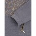 Кофта Breeze з паєтками і блискавками (9367-134G-gray)