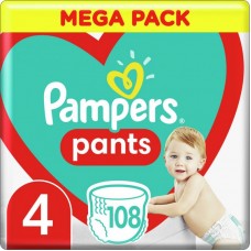 Підгузок Pampers трусики Maxi Pants Розмір 4 (9-15 кг) 108 шт (8006540069448) Підгузок Pampers трусики Maxi Pants Розмір 4 (9-15 кг) 108 шт (8006540069448)