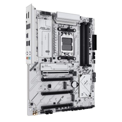 Материнcька плата ASUS B850 MAX GAMING WIFI W sAM5 B850 4xDDR5 M.2 HDMI DP WiFi BT ATX білий