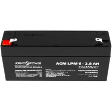 Батарея до ДБЖ LogicPower LPM 6В 2.8 Ач (4622) Батарея до ДБЖ LogicPower LPM 6В 2.8 Ач (4622)