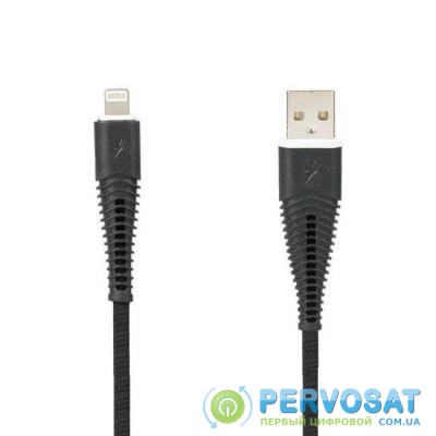 Дата кабель USB 2.0 AM to Lightning Pro Amaze 2A Black Gelius (65127)