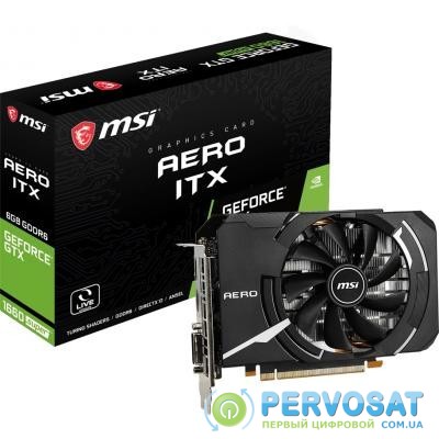 Видеокарта MSI GeForce GTX1660 SUPER 6144Mb AERO ITX (GTX 1660 SUPER AERO ITX 6G)