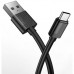 Зарядний пристрій T-PHOX Mini 12W 2.4A + Type-C cable 1.2m (Black) (Mini(B)+Type-C)