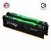 Модуль памяти для компьютера DDR4 32GB (2x16GB) 2666 MHz Fury Beast RGB Kingston Fury (ex.HyperX) (KF426C16BB1AK2/32)