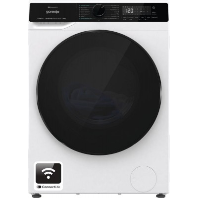 Прально-сушильна машина Gorenje фронтальна, 9(6)кг, 1400, A+, 55см, дисплей, інвертор, Wi-Fi, білий