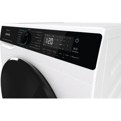 Прально-сушильна машина Gorenje фронтальна, 9(6)кг, 1400, A+, 55см, дисплей, інвертор, Wi-Fi, білий