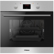Духовка электр. Hansa, 60см, 65л, A,  гриль , емаль легкого очищення, диспл., нержавіюча сталь