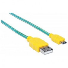 Дата кабель USB 2.0 AM to Micro 5P 1.8m Manhattan (352703)