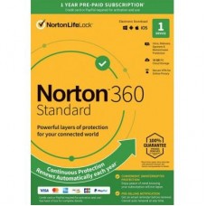 Антивірус Norton by Symantec NORTON 360 STANDARD 10GB 1 USER 1 DEVICE 12M (21409591) Антивірус Norton by Symantec NORTON 360 STANDARD 10GB 1 USER 1 DEVICE 12M (21409591)