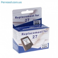 Картридж MicroJet для HP №27 Black (HC-E01)