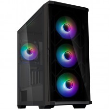 Корпус Zalman Z10 Duo без БЖ, 2xUSB3.0, 1xUSB Type-C, 3x140мм ARGB, 1x120мм ARGB, VGA 395мм, LCS ready, TG Side Panel, EATX, чорний Корпус Zalman Z10 Duo без БЖ, 2xUSB3.0, 1xUSB Type-C, 3x140мм ARGB, 1x120мм ARGB, VGA 395мм, LCS ready, TG Side Panel, EATX, чорний