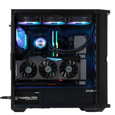 Корпус Zalman Z10 DUO BLACK, без БЖ, 2xUSB3.0, 1xUSB Type-C, 3x140mm ARGB fans, 1x120mm ARGB fans, TG Side Panel, EATX, Black