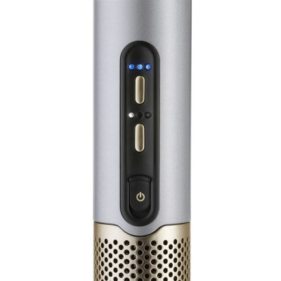 Фен-щітка Babyliss Limited Edition SilverGold, 1600Вт, 4 режими, іоніз-я, хол. обдув, кераміка, сірий