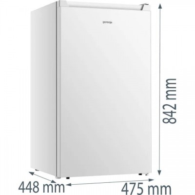 Холодильник Gorenje міні, 85x45х48, холод.відд.-75л, мороз.відд.-7л, 1дв., А++, ST, білий