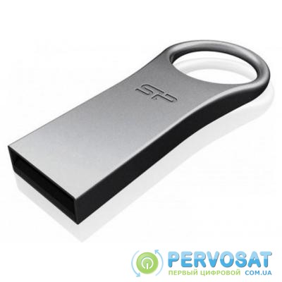 USB флеш накопитель Silicon Power 128GB Jewel J80 Titanium USB 3.0 (SP128GBUF3J80V1T)
