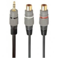 Кабель мультимедійний 3.5 Jack to 2RCA 0.2m Cablexpert (CCAP-RCAM2F-0.2M) Кабель мультимедійний 3.5 Jack to 2RCA 0.2m Cablexpert (CCAP-RCAM2F-0.2M)