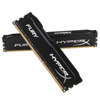 Модуль памяти для компьютера DDR3 8Gb (2x4GB) 1866 MHz HyperX Fury Black HyperX (Kingston Fury) (HX318C10FBK2/8)