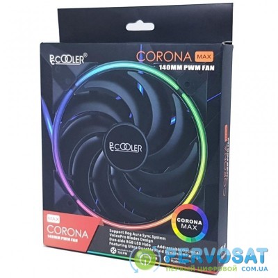 Кулер для корпуса PcСooler CORONA MAX 140 RGB