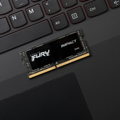 Модуль памяти для ноутбука SoDIMM DDR4 16GB 2933 MHz Fury Impact Kingston Fury (ex.HyperX) (KF429S17IB1/16)