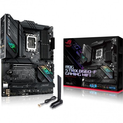 Материнcька плата ASUS ROG STRIX B660-F GAMING WIFI s1700 B660 4xDDR5 M.2 HDMI DP Wi-Fi BT ATX