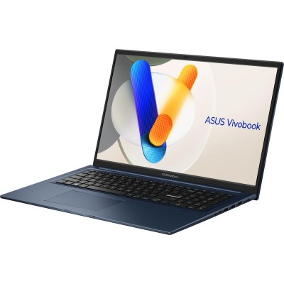 Ноутбук ASUS Vivobook 17 X1704VA-AU891 17.3" FHD IPS, Intel i3-1315U, 16GB, F512GB, UMA, NoOS, Блакитний