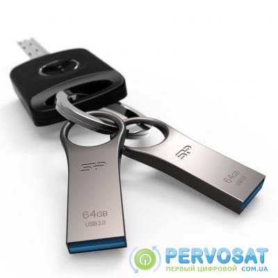USB флеш накопитель Silicon Power 64GB Jewel J80 Titanium USB 3.0 (SP064GBUF3J80V1T)