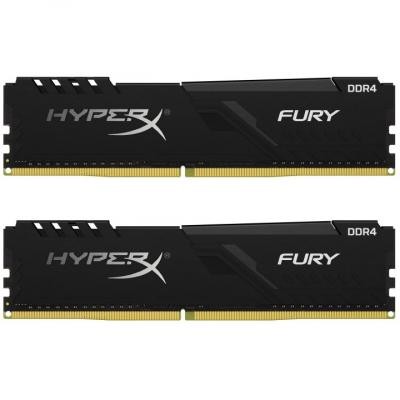 Модуль памяти для компьютера DDR4 16GB (2x8GB) 3600 MHz HyperX Fury Black Kingston (HX436C17FB3K2/16)