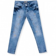 Джинси Breeze с зірочками (20109-140G-blue) Джинси Breeze с зірочками (20109-140G-blue)