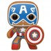 Фігурка Funko POP! Bobble Marvel Holiday Gingerbread Captain America 50657