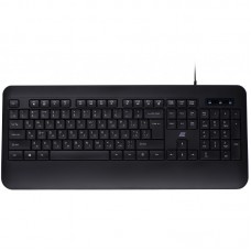 Клавіатура мембранна 2E KS109 104key, USB-A, EN/UK/RU, чорний Клавіатура мембранна 2E KS109 104key, USB-A, EN/UK/RU, чорний