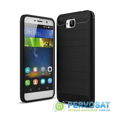 Чехол для моб. телефона для Huawei Y6 Pro Carbon Fiber (Black) Laudtec (LT-HY6PROB)